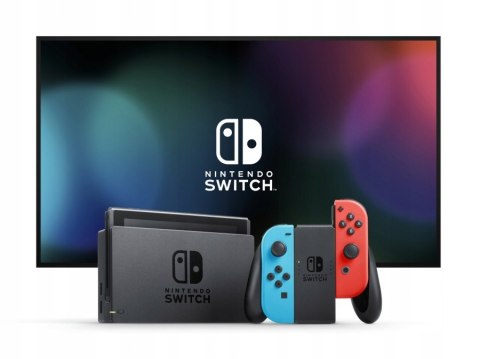 KONSOLA NINTENDO SWITCH NEON V2 + ETUI + SZKŁO + DWIE GRY DO WYBORU KONSOLA NINTENDO SWITCH NEON V2 + ETUI + SZKŁO + DWIE GRY DO WYBORU
