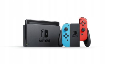 KONSOLA NINTENDO SWITCH NEON V2 + ETUI + SZKŁO + DWIE GRY DO WYBORU KONSOLA NINTENDO SWITCH NEON V2 + ETUI + SZKŁO + DWIE GRY DO WYBORU