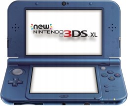 NEW NINTENDO 3DS XL NIEBIESKA IPS + USB + KARTA PAMIĘCI + RYSIK