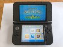 KONSOLA NEW NINTENDO 3DS XL CZARNA 2x IPS + ETUI + RYSIK + USB