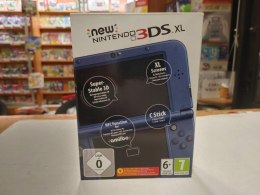 KONSOLA NEW NINTENDO 3DS XL NIEBIESKA + PUDEŁKO + RYSIK + ŁADOWARKA
