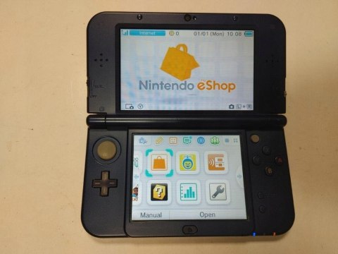 KONSOLA NEW NINTENDO 3DS XL NIEBIESKA + PUDEŁKO + RYSIK + ŁADOWARKA KONSOLA NEW NINTENDO 3DS XL NIEBIESKA + PUDEŁKO + RYSIK + ŁADOWARKA