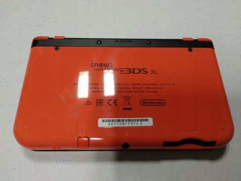 KONSOLA NEW NINTENDO 3DS XL POMARAŃCZOWO-CZARNA + RYSIK + ŁADOWARKA + ETUI KONSOLA NEW NINTENDO 3DS XL POMARAŃCZOWO-CZARNA + RYSIK + ŁADOWARKA + ETUI