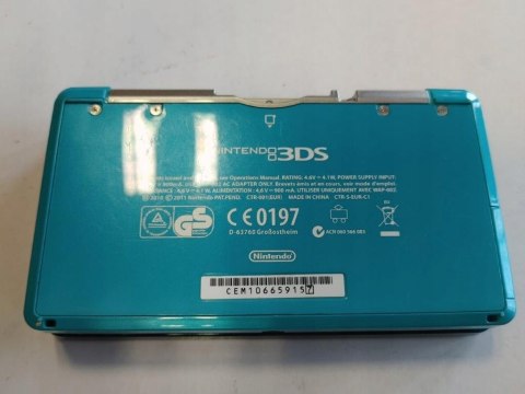 KONSOLA NINTENDO 3DS NIEBIESKA + ŁADOWARKA KONSOLA NINTENDO 3DS NIEBIESKA + ŁADOWARKA
