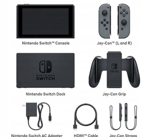 KONSOLA NINTENDO SWITCH OLED + AKCESORIA + MARIO KART 8 DELUXE + 1-2 SWITCH KONSOLA NINTENDO SWITCH OLED + AKCESORIA + MARIO KART 8 DELUXE + 1-2 SWITCH