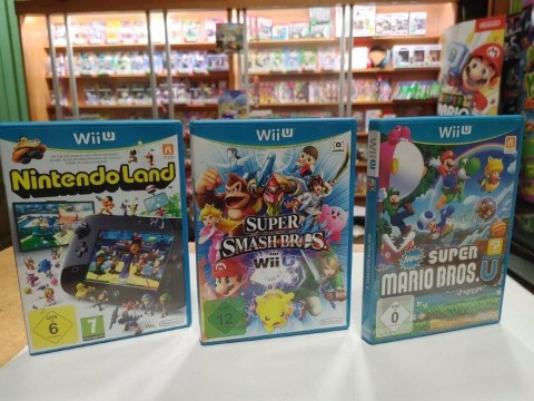 KONSOLA NINTENDO WII U 32GB + 3 GRY - SMASH BROS, NEW SUPER MARIO ORAZ LAND KONSOLA NINTENDO WII U 32GB + 3 GRY - SMASH BROS, NEW SUPER MARIO ORAZ LAND