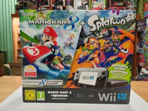 KONSOLA NINTENDO WII U 32GB +MARIO KART 8 + PUDEŁKO + OKABLOWANIE KONSOLA NINTENDO WII U 32GB +MARIO KART 8 + PUDEŁKO + OKABLOWANIE