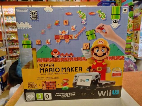 NINTENDO WII U 32GB + GAMEPAD + GRA MARIO MAKER + AMIIBO MARIO - LIMITED ED NINTENDO WII U 32GB + GAMEPAD + GRA MARIO MAKER + AMIIBO MARIO - LIMITED ED