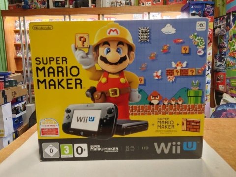 NINTENDO WII U 32GB + GAMEPAD + GRA MARIO MAKER + AMIIBO MARIO - LIMITED ED NINTENDO WII U 32GB + GAMEPAD + GRA MARIO MAKER + AMIIBO MARIO - LIMITED ED