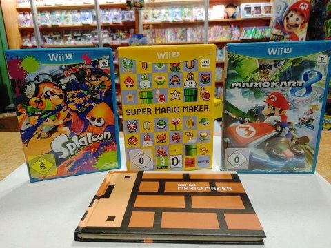NINTENDO WII U 32GB + GAMEPAD + GRA MARIO MAKER + SPLATOON + MARIO KART 8 NINTENDO WII U 32GB + GAMEPAD + GRA MARIO MAKER + SPLATOON + MARIO KART 8