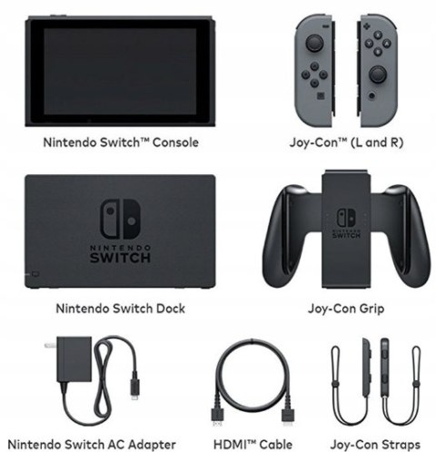 ZESTAW KONSOLA NINTENDO SWITCH OLED + SZKŁO + ETUI + KIEROWNICE + DWIE GRY ZESTAW KONSOLA NINTENDO SWITCH OLED + SZKŁO + ETUI + KIEROWNICE + DWIE GRY