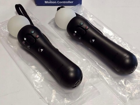 2x KONTROLER RUCHU PLAYSTATION MOVE V2 PS4 VR TWIN PACK + 2x USB 2x KONTROLER RUCHU PLAYSTATION MOVE V2 PS4 VR TWIN PACK + 2x USB