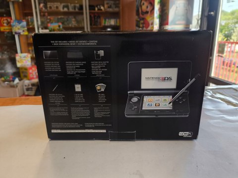 KONSOLA NINTENDO 3DS CZARNA + DOCK + ŁAD + PUDEŁKO + RYSIK KONSOLA NINTENDO 3DS CZARNA + DOCK + ŁAD + PUDEŁKO + RYSIK