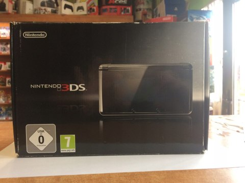 KONSOLA NINTENDO 3DS CZARNA + ŁADOWARKA + RYSIK + DOCK + PUDEŁKO KONSOLA NINTENDO 3DS CZARNA + ŁADOWARKA + RYSIK + DOCK + PUDEŁKO