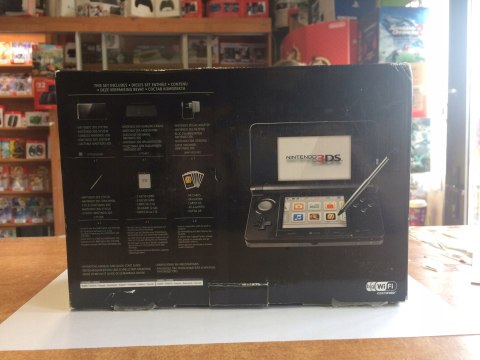 KONSOLA NINTENDO 3DS CZARNA + ŁADOWARKA + RYSIK + DOCK + PUDEŁKO KONSOLA NINTENDO 3DS CZARNA + ŁADOWARKA + RYSIK + DOCK + PUDEŁKO