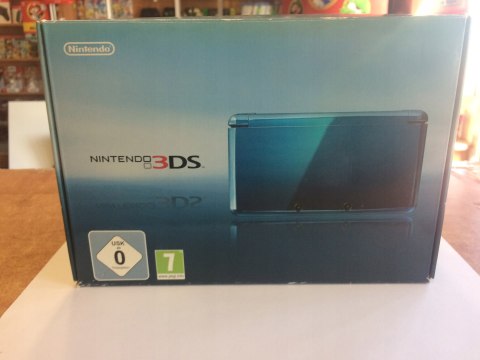 KONSOLA NINTENDO 3DS NIEBIESKA + USB + KARTA PAMIĘCI + ETUI + PUDEŁKO KONSOLA NINTENDO 3DS NIEBIESKA + USB + KARTA PAMIĘCI + ETUI + PUDEŁKO