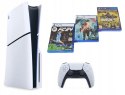 KONSOLA SONY PLAYSTATION 5 SLIM 1TB Z NAPĘDEM + PAD + 3 GRY