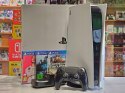 KONSOLA SONY PS5 PLAYSTATION 5 Z NAPĘDEM BLU-RAY + PAD + ŁADOWARKA + 3 GRY