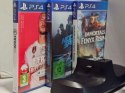 KONSOLA SONY PS5 PLAYSTATION 5 Z NAPĘDEM BLU-RAY + PAD + ŁADOWARKA + 3 GRY