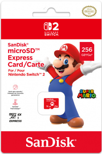 Karta Pamięci 256GB Sandisc Express Micro SD Nintendo Switch 2 [NS2]