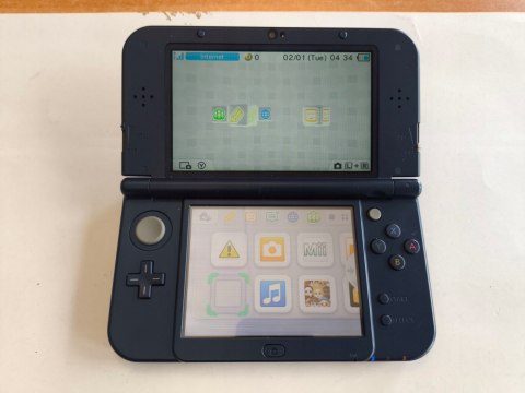 NEW NINTENDO 3DS XL NIEBIESKA IPS + RYSIK + USB NEW NINTENDO 3DS XL NIEBIESKA IPS + RYSIK + USB