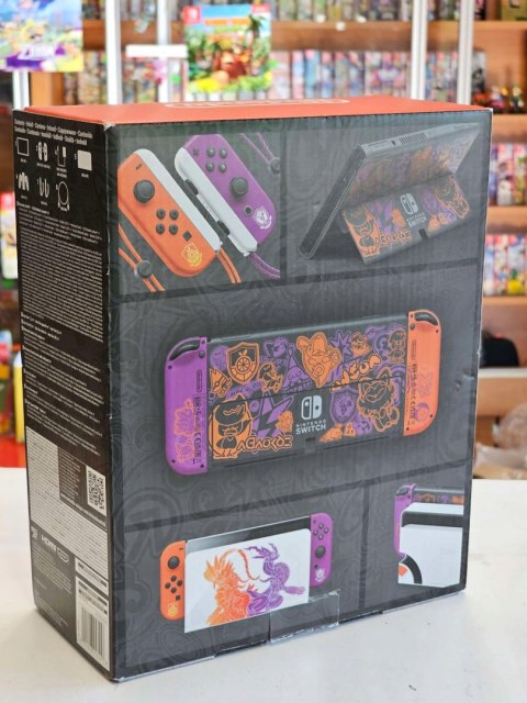 ZADBANA KONSOLA NINTENDO SWITCH OLED POKEMON SCARLET & VIOLET EDITION ZADBANA KONSOLA NINTENDO SWITCH OLED POKEMON SCARLET & VIOLET EDITION