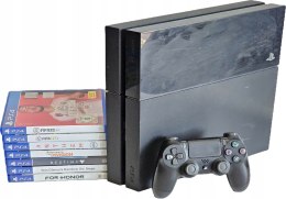 KONSOLA PS4 PLAYSTATION 4 500GB + ORYGIANLNY PAD + 7 GIER