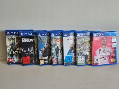 KONSOLA PS4 PLAYSTATION 4 500GB + ORYGIANLNY PAD + 7 GIER KONSOLA PS4 PLAYSTATION 4 500GB + ORYGIANLNY PAD + 7 GIER