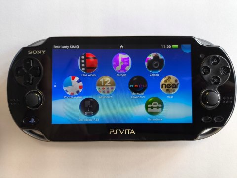 KONSOLA SONY PS VITA OLED WI-FI/3G + KARTA 4GB + ŁADOWARKA KONSOLA SONY PS VITA OLED WI-FI/3G + KARTA 4GB + ŁADOWARKA