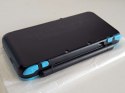 ZADBANA KONSOLA NEW NINTENDO 2DS XL NIEBIESKO-CZARNA + ŁADOWARKA + PUDEŁKO