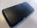 KONSOLA NEW NINTENDO 2DS XL NIEBIESKO-CZARNA + ŁADOWARKA + RYSIK + ETUI