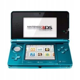 KONSOLA NINTENDO 3DS NIEBIESKA + USB + KARTA PAMIĘCI + RYSIK