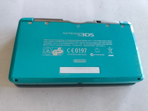 KONSOLA NINTENDO 3DS NIEBIESKA + USB + KARTA PAMIĘCI + RYSIK KONSOLA NINTENDO 3DS NIEBIESKA + USB + KARTA PAMIĘCI + RYSIK