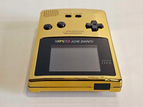 KONSOLA NINTENDO GAME BOY COLOR - ZŁOTA OBUDOWA KONSOLA NINTENDO GAME BOY COLOR - ZŁOTA OBUDOWA
