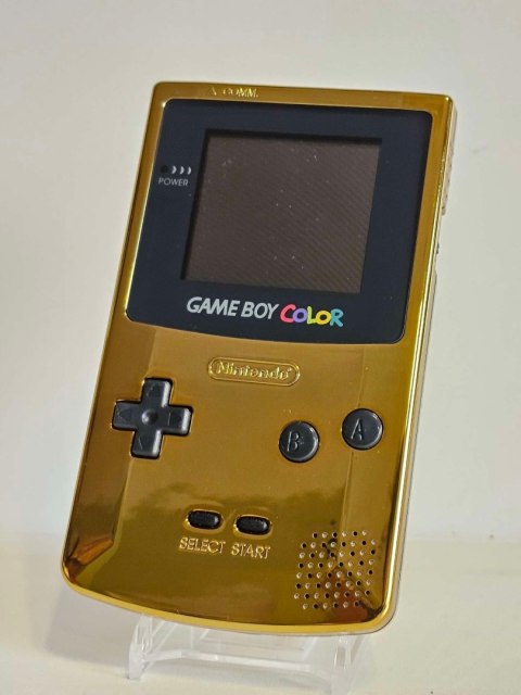 KONSOLA NINTENDO GAME BOY COLOR - ZŁOTA OBUDOWA KONSOLA NINTENDO GAME BOY COLOR - ZŁOTA OBUDOWA