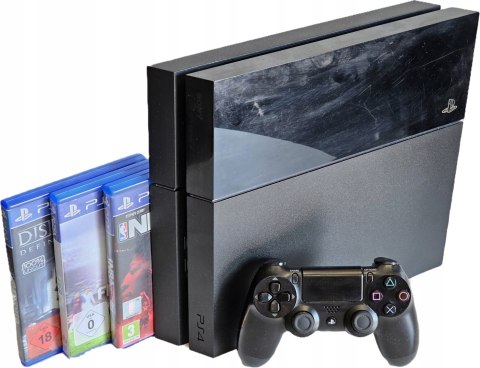 KONSOLA PLAYSTATION 4 500GB + ORYGINALNY PAD + 3 GRY KONSOLA PLAYSTATION 4 500GB + ORYGINALNY PAD + 3 GRY