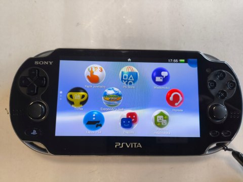 KONSOLA SONY PS VITA OLED WI-FI + KARTA 4GB + ŁADOWARKA KONSOLA SONY PS VITA OLED WI-FI + KARTA 4GB + ŁADOWARKA