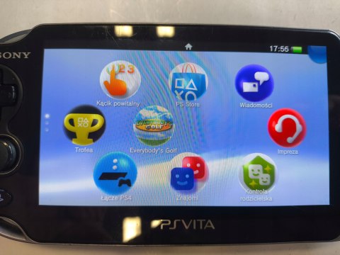 KONSOLA SONY PS VITA OLED WI-FI + KARTA 4GB + ŁADOWARKA KONSOLA SONY PS VITA OLED WI-FI + KARTA 4GB + ŁADOWARKA