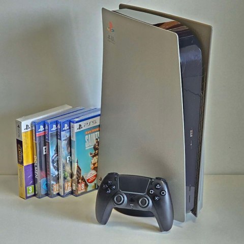 KONSOLA SONY PS5 PLAYSTATION 5 Z NAPĘDEM BLU-RAY + PANEL 30TH + PAD + GRY KONSOLA SONY PS5 PLAYSTATION 5 Z NAPĘDEM BLU-RAY + PANEL 30TH + PAD + GRY