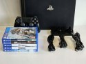 ZESTAW KONSOLA SONY PLAYSTATION 4 PRO 1TB 7216B + PAD + 5 GIER PS4