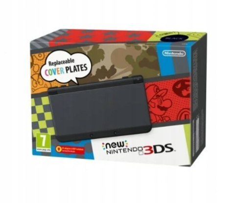 BARDZO ŁADNA KONSOLA NEW NINTENDO 3DS CZARNA + RYSIK + USB + PUDEŁKO BARDZO ŁADNA KONSOLA NEW NINTENDO 3DS CZARNA + RYSIK + USB + PUDEŁKO