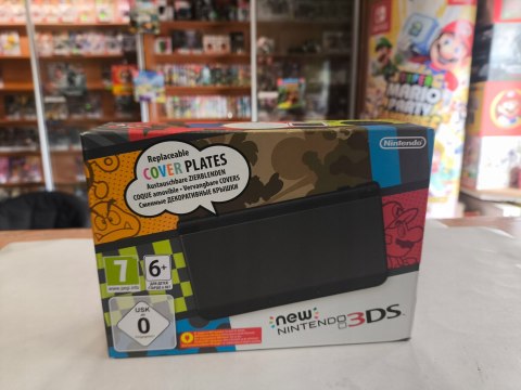 BARDZO ŁADNA KONSOLA NEW NINTENDO 3DS CZARNA + RYSIK + USB + PUDEŁKO BARDZO ŁADNA KONSOLA NEW NINTENDO 3DS CZARNA + RYSIK + USB + PUDEŁKO