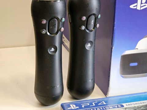 GOGLE SONY PLAYSTATION VR V2 PS4 + KAMERA V2 + 2x MOVE + 3 GRY GOGLE SONY PLAYSTATION VR V2 PS4 + KAMERA V2 + 2x MOVE + 3 GRY