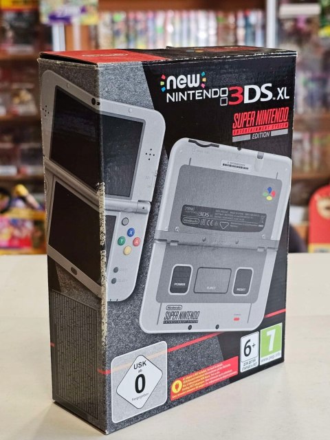 JAK NOWA KONSOLA NEW NINTENDO 3DS XL SNES EDITION + RYSIK + PUDEŁKO + USB JAK NOWA KONSOLA NEW NINTENDO 3DS XL SNES EDITION + RYSIK + PUDEŁKO + USB