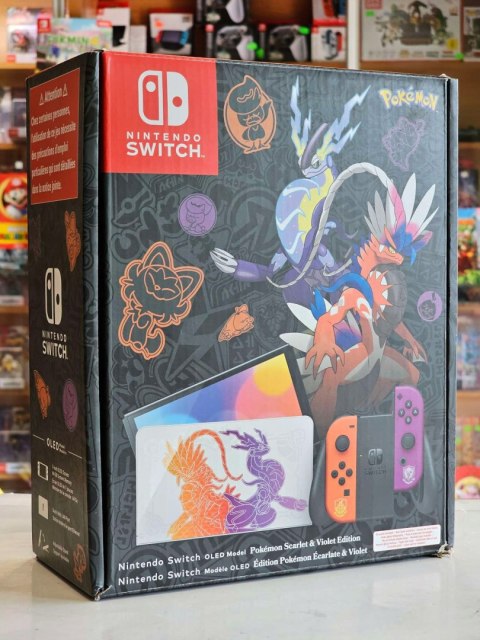KONSOLA NINTENDO SWITCH OLED POKEMON SCARLET & VIOLET EDITION KONSOLA NINTENDO SWITCH OLED POKEMON SCARLET & VIOLET EDITION