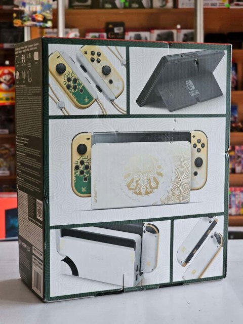 KONSOLA NINTENDO SWITCH OLED ZELDA TEARS OF THE KINGDOM LIMITED EDITION KONSOLA NINTENDO SWITCH OLED ZELDA TEARS OF THE KINGDOM LIMITED EDITION