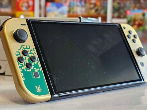 KONSOLA NINTENDO SWITCH OLED ZELDA TOTK EDITION TEARS OF THE KINGDOM KONSOLA NINTENDO SWITCH OLED ZELDA TOTK EDITION TEARS OF THE KINGDOM