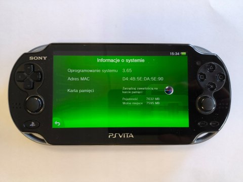 KONSOLA SONY PS VITA OLED WI-FI + KARTA 8GB + ŁADOWARKA KONSOLA SONY PS VITA OLED WI-FI + KARTA 8GB + ŁADOWARKA