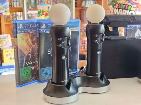 ZESTAW GOGLE PLAYSTATION VR V2 PS4 + KAMERA V2 + 2x MOVE + ŁADOWARKA + GRY ZESTAW GOGLE PLAYSTATION VR V2 PS4 + KAMERA V2 + 2x MOVE + ŁADOWARKA + GRY