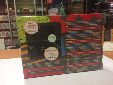 KONSOLA NEW NINTENDO 3DS CZARNA + KARTA PAMIĘCI + USB + PUDEŁKO